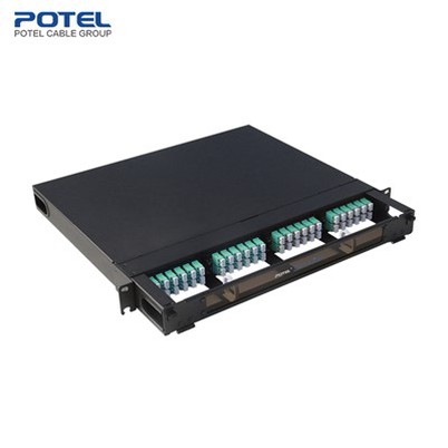 1U FAST Højtæthed Pre-termineret/fusionsfiberfordelingsboks