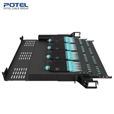 1U ultrahøj densitet Fortermineret fiberfordelingsboks