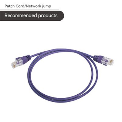 Cat.6a Unskærmet lille ydre diameter med høj densitet Patch Cord